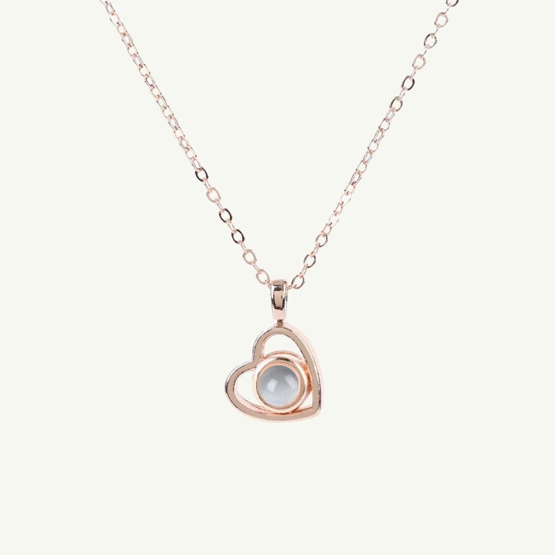 Personalised heart necklace - PJULAN - pjulan