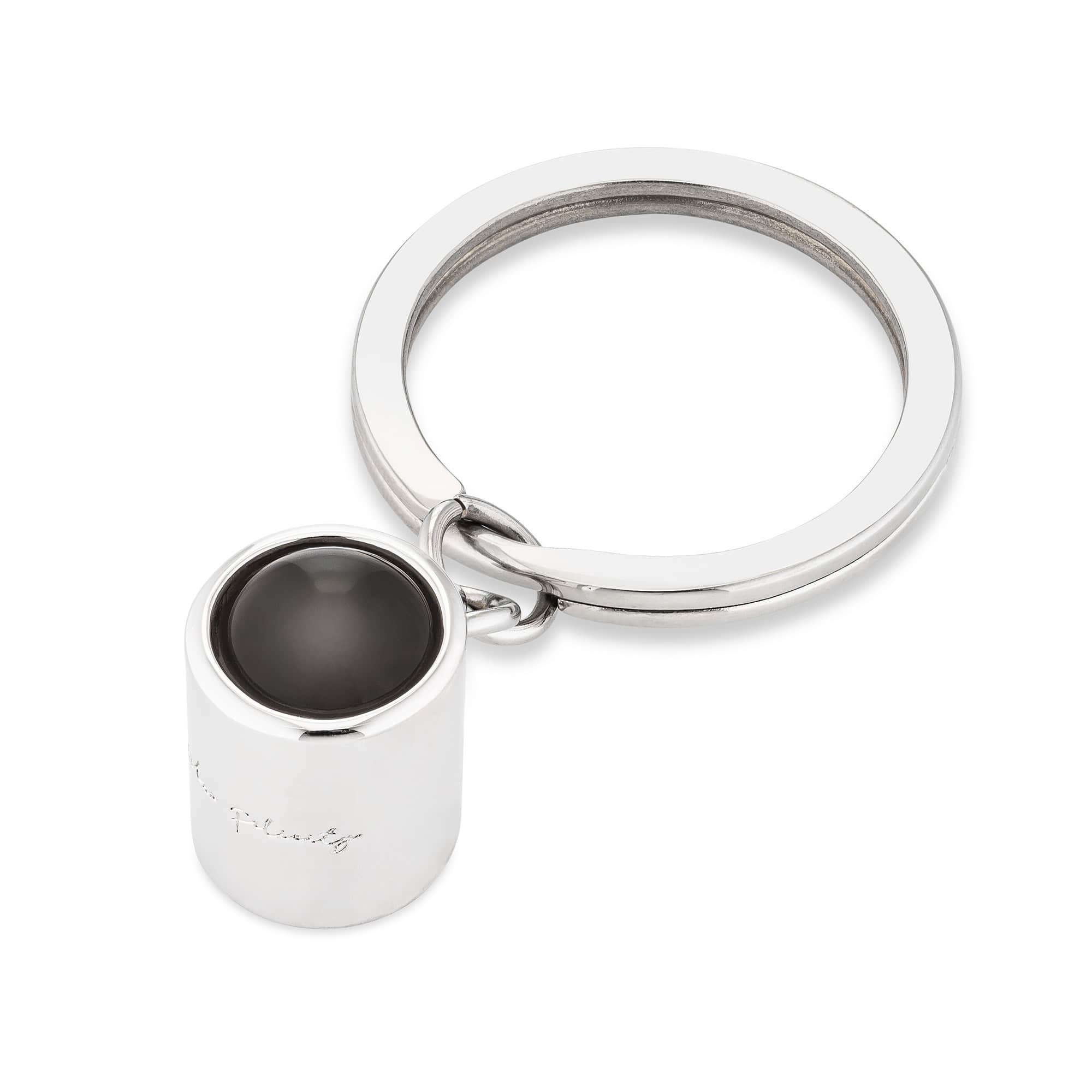 Personalized circular photo keychain