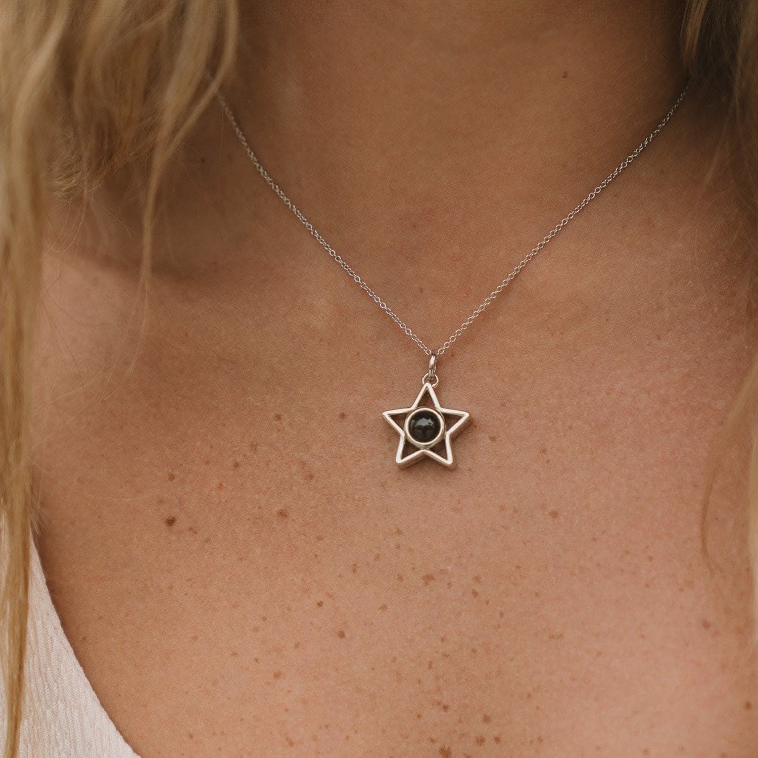 Personalized star necklace