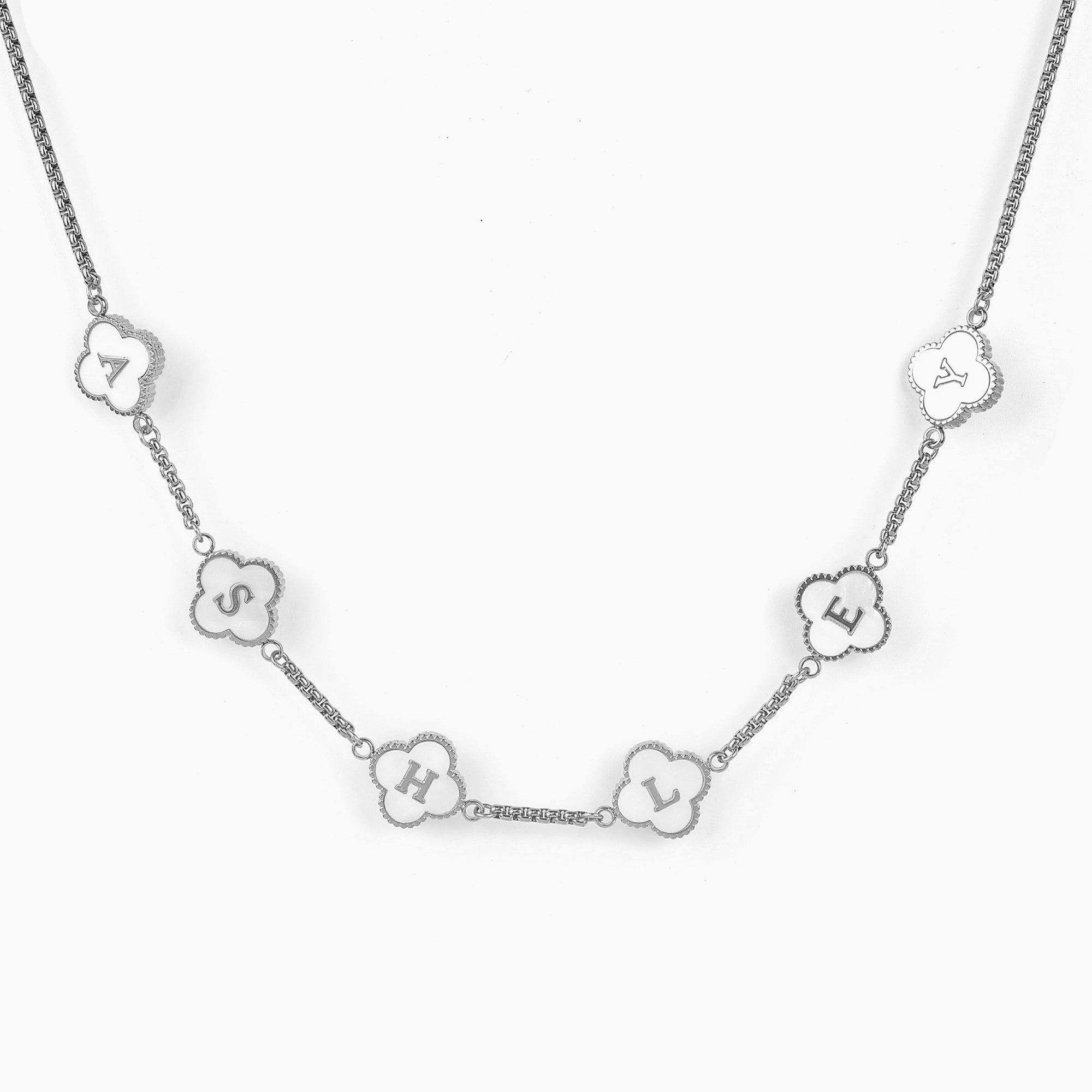 Clover Personalized Name Necklace
