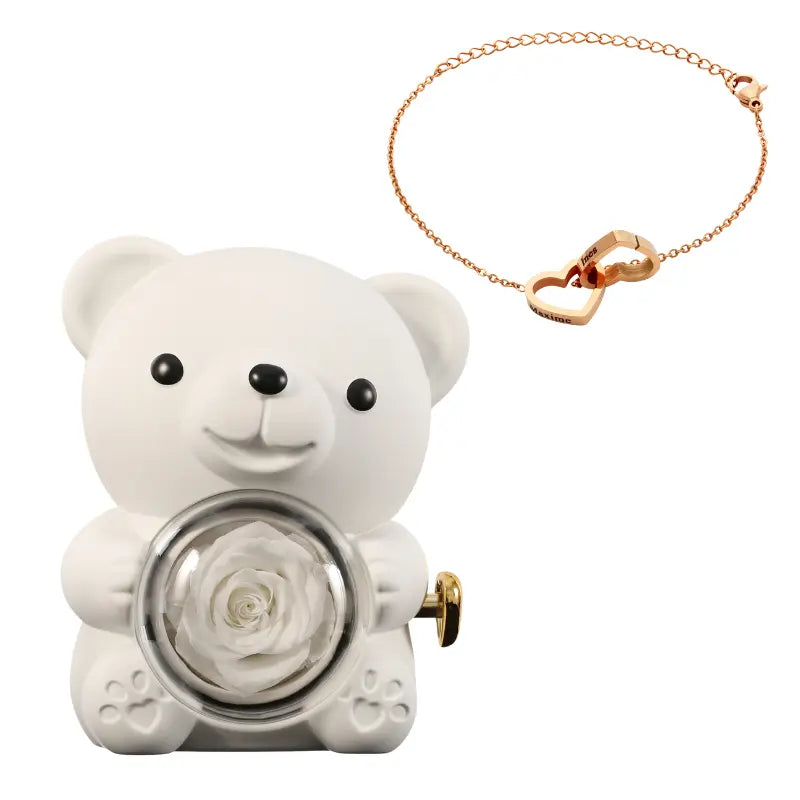 Ours Rose Éternelle with Gravé bracelet