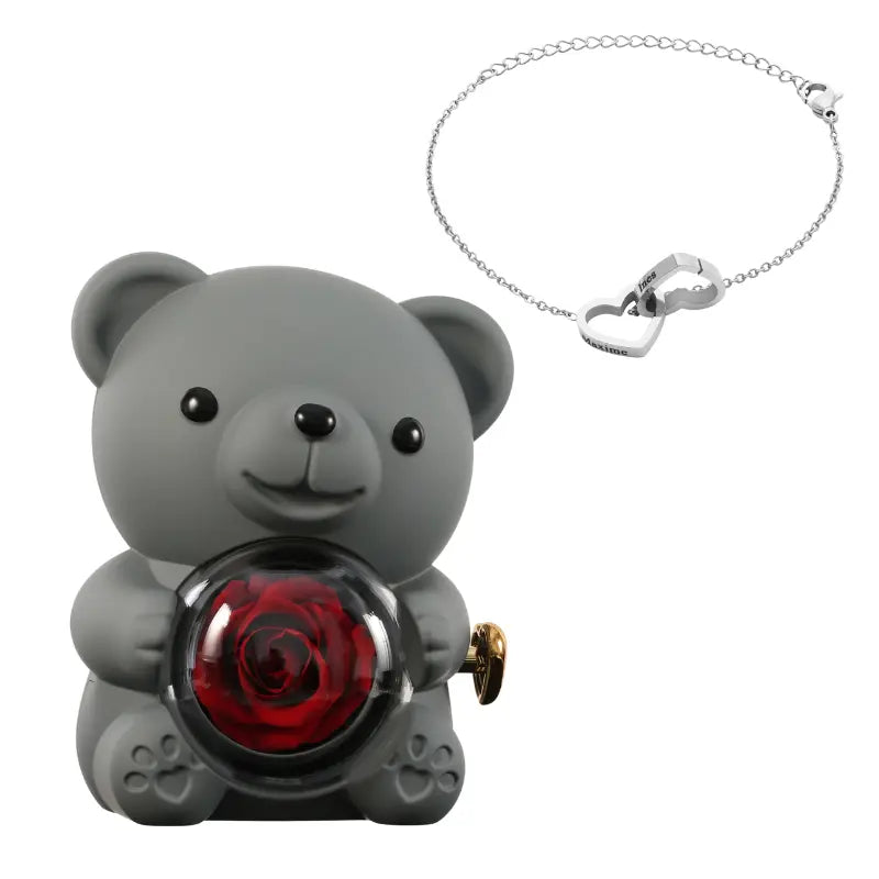 Ours Rose Éternelle with Gravé bracelet