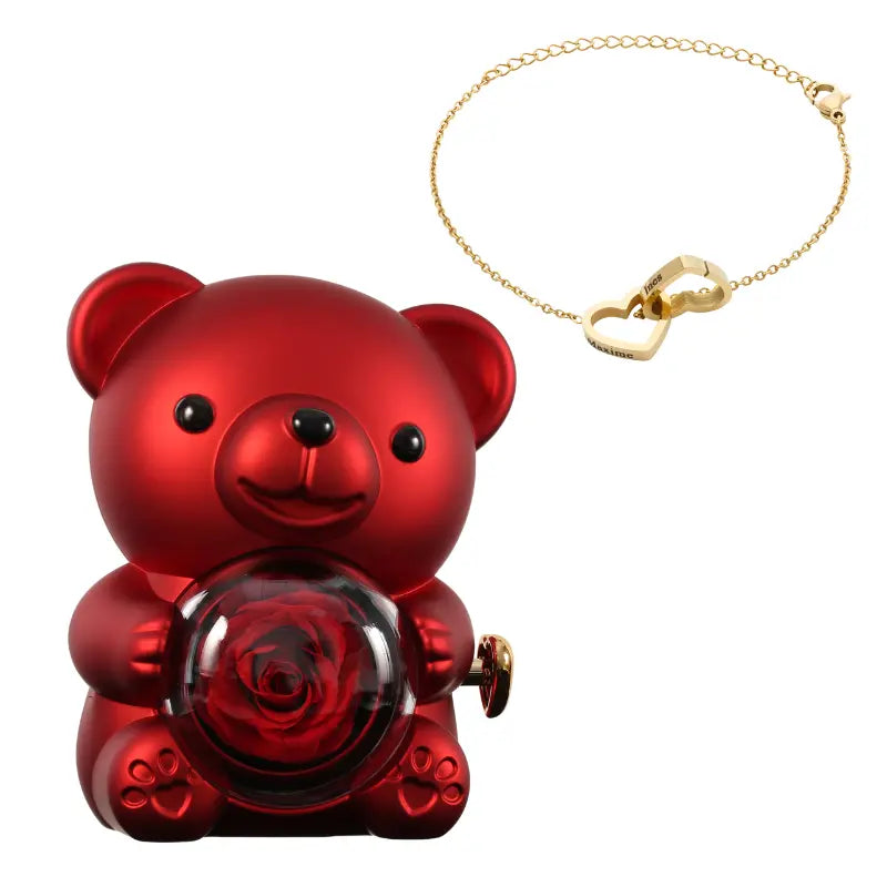 Ours Rose Éternelle with Gravé bracelet