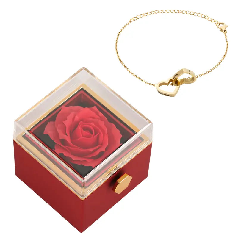 Rose Éternelle Coffret with Gravé Bracelet