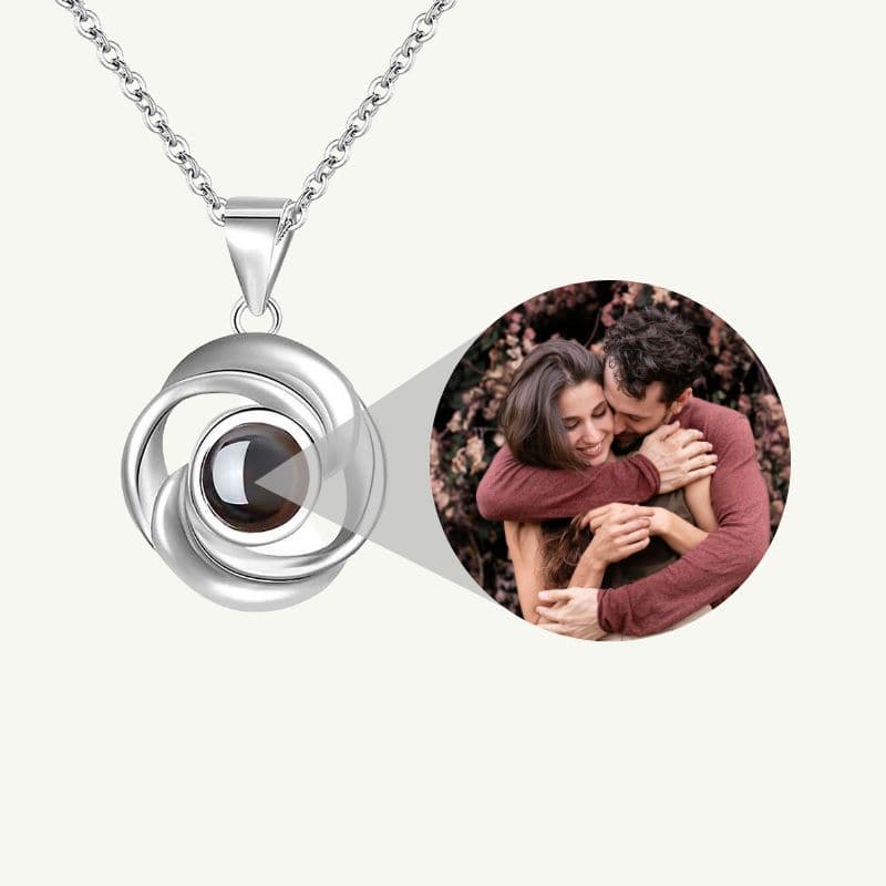 Personalized Photo Spiral Necklace - PJULAN®