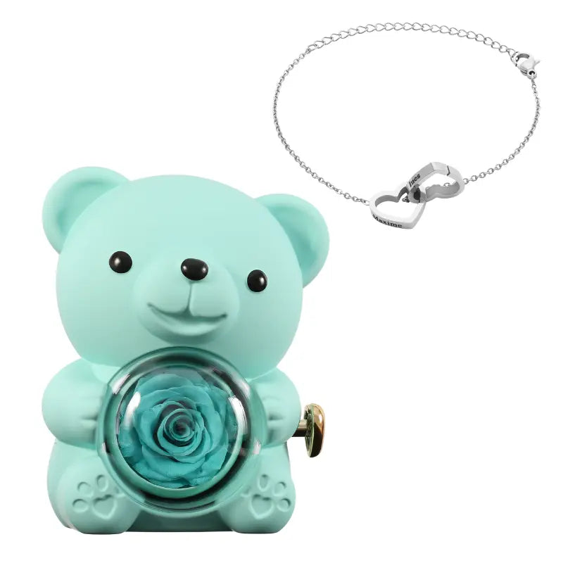 Ours Rose Éternelle with Gravé bracelet