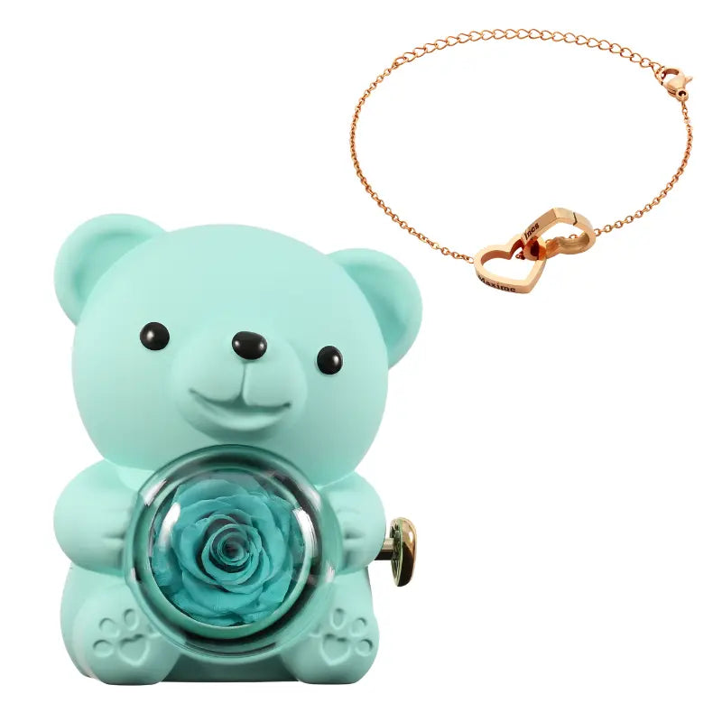 Ours Rose Éternelle with Gravé bracelet
