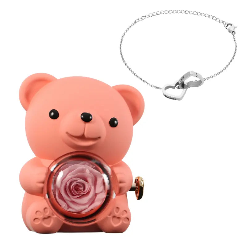Ours Rose Éternelle with Gravé bracelet