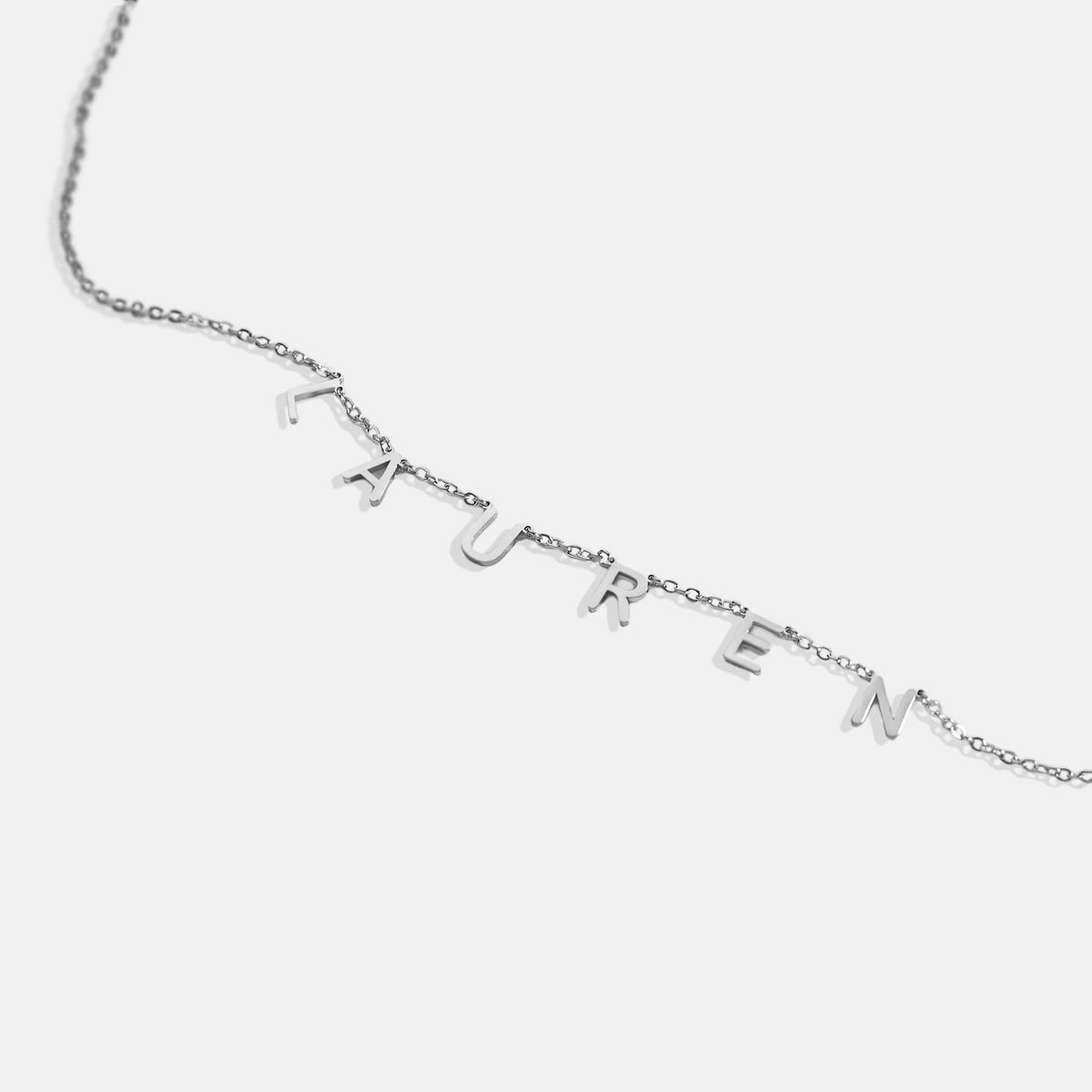 Necklace with name and custom letter