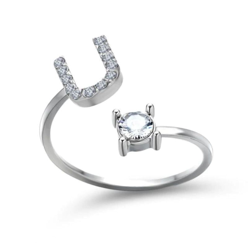 Our Rose Éternelle avec Bague Initiale