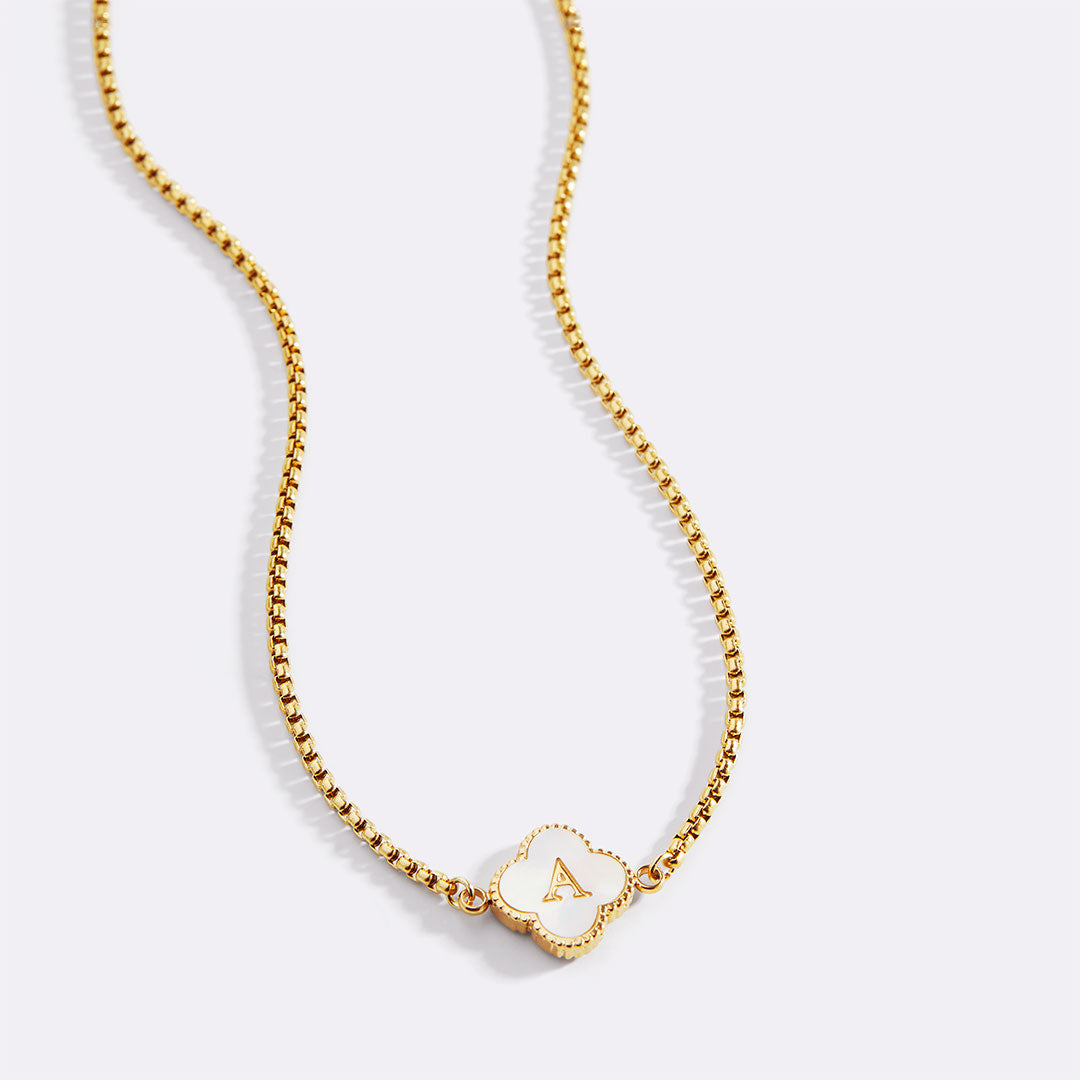 Clover Personalized Name Necklace
