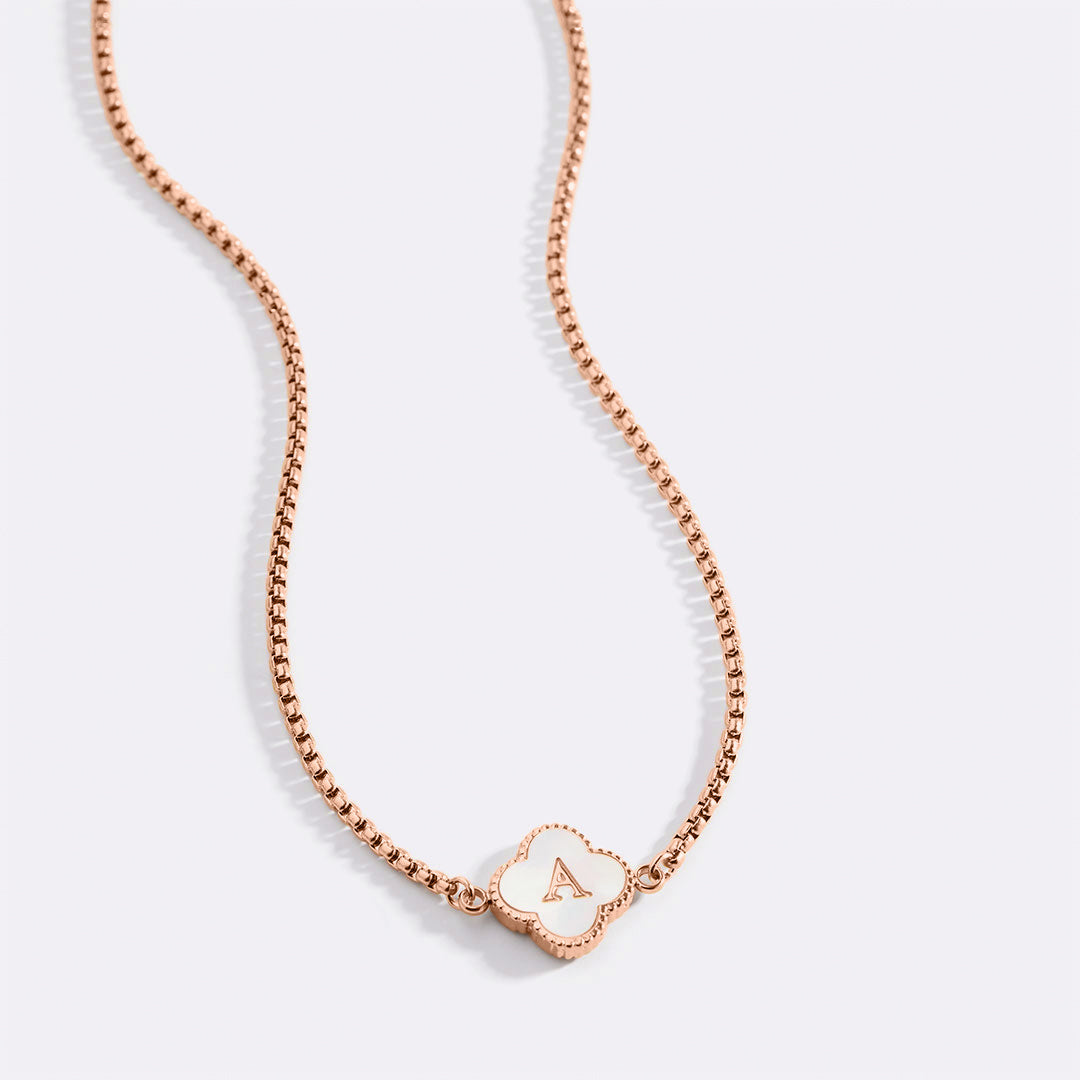 Clover Personalized Name Necklace