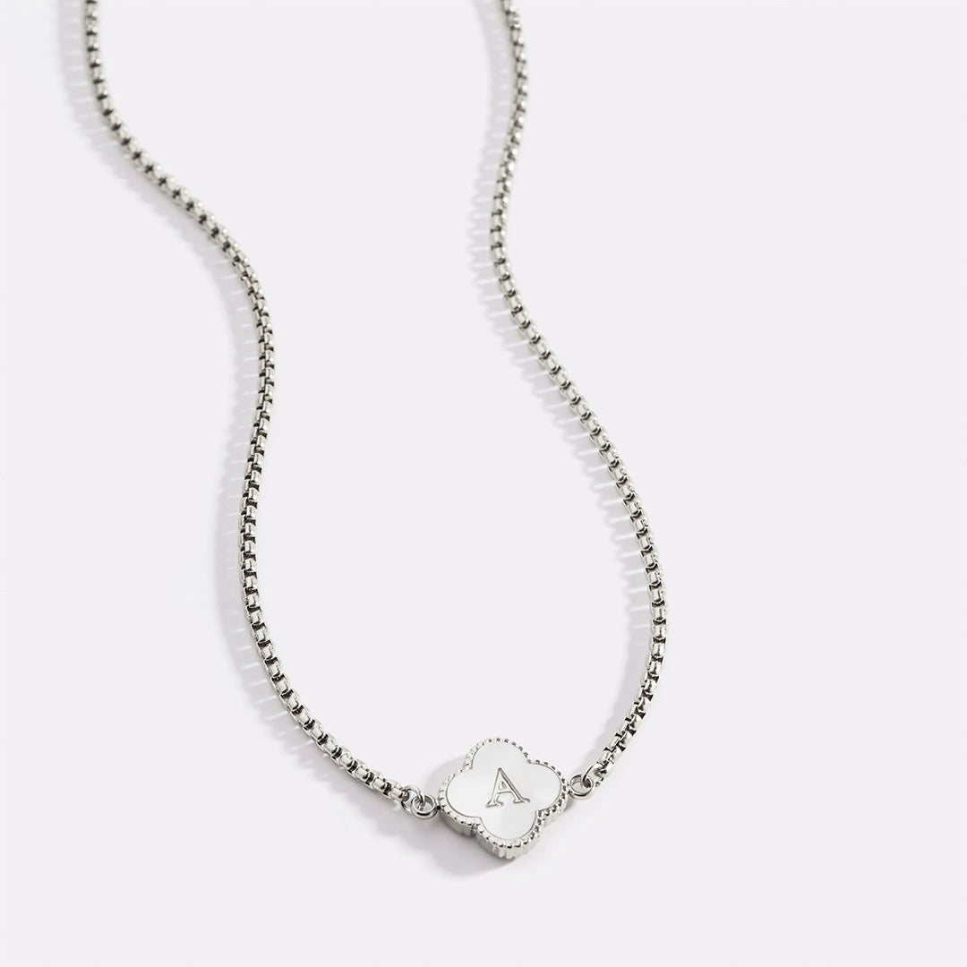Clover Personalized Name Necklace