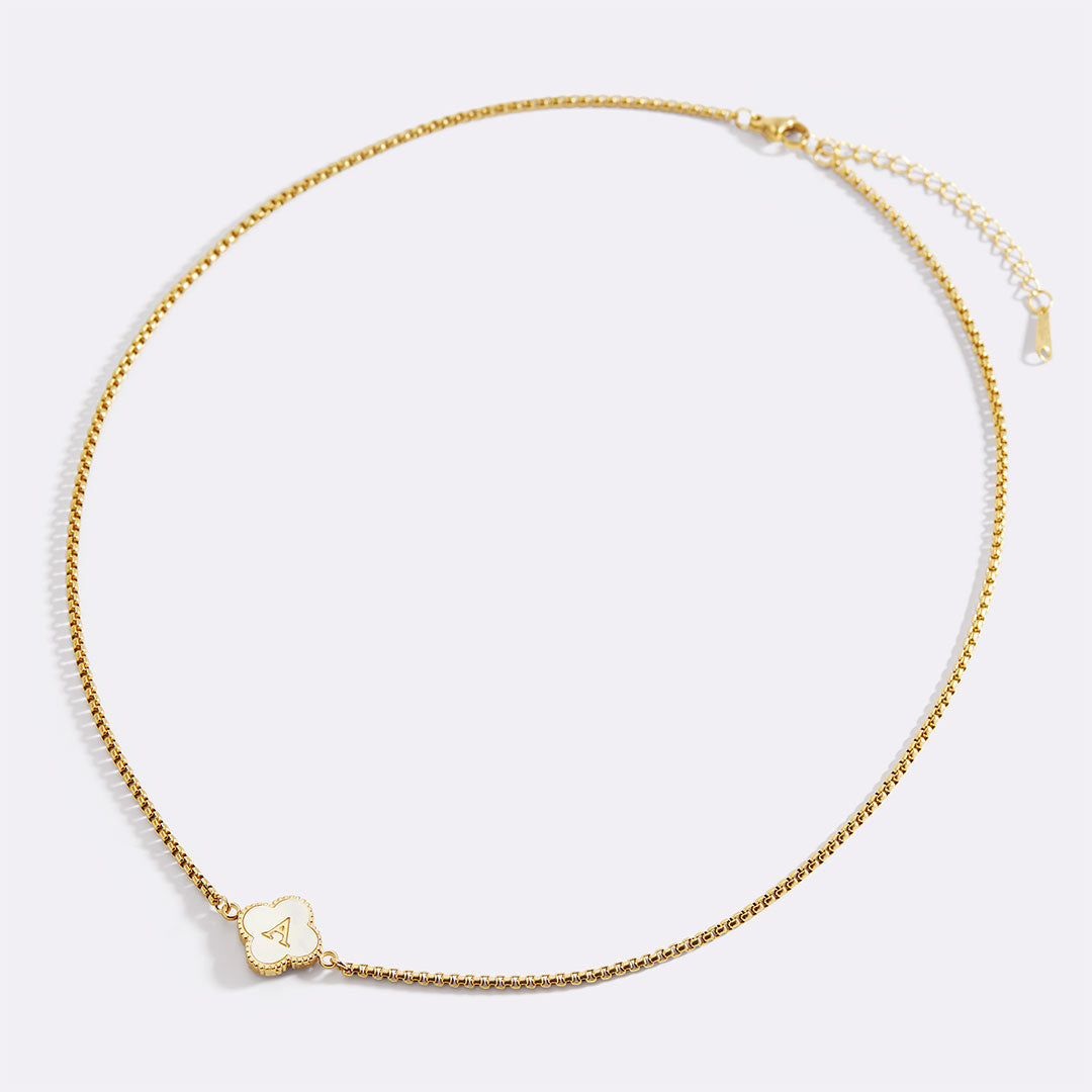 Clover Personalized Name Necklace