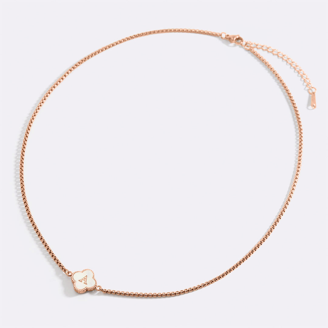 Clover Personalized Name Necklace