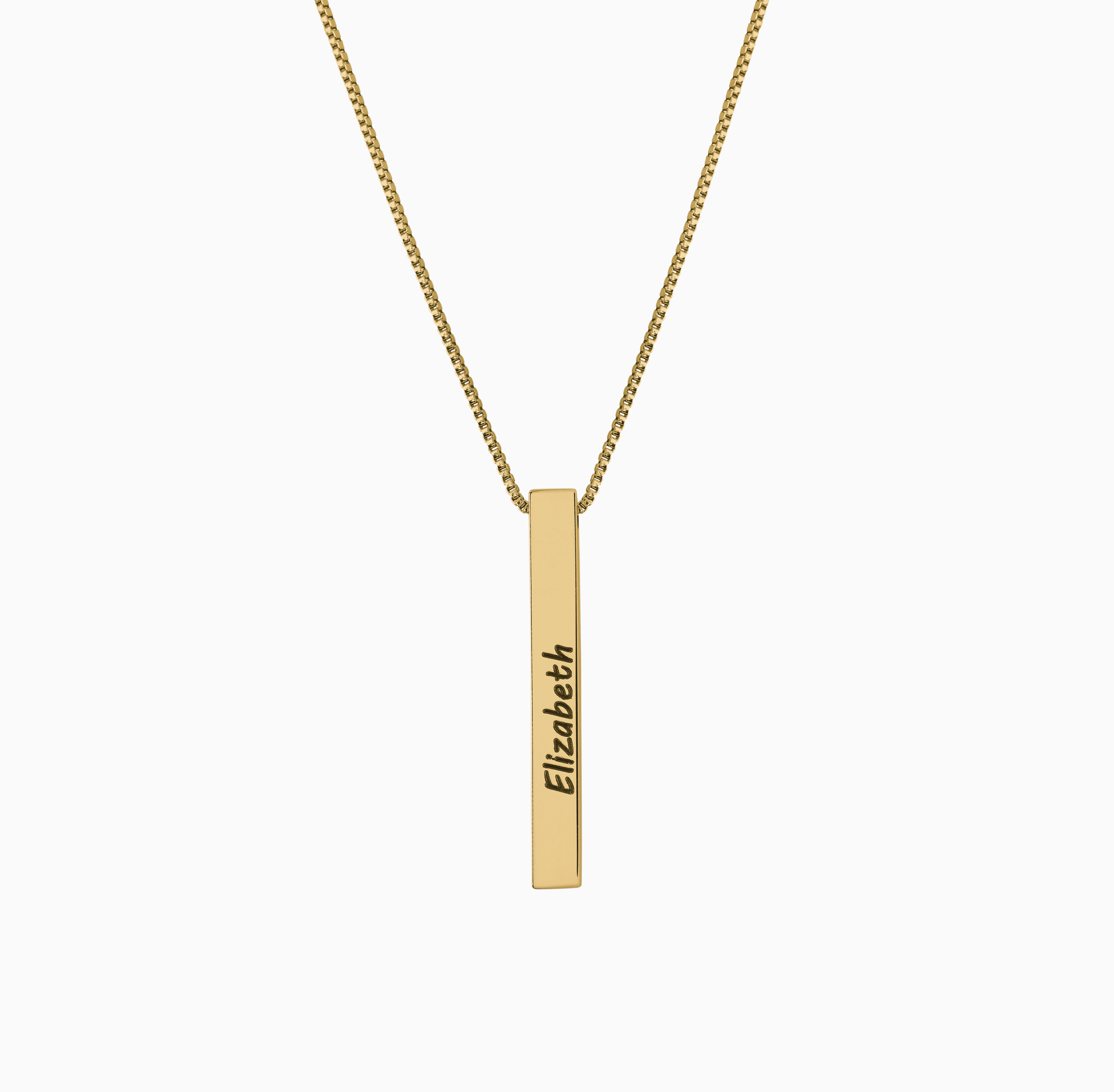 Necklace with pillar bar of musa