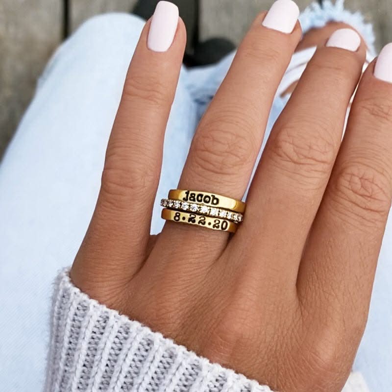 Anello under the name impilabili personalizzati