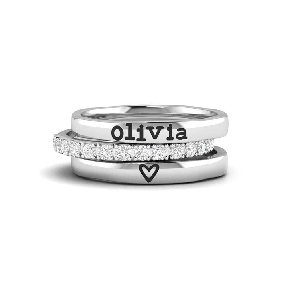 Anello under the name impilabili personalizzati