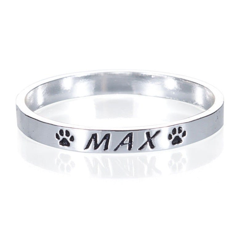Stackable animal band ring